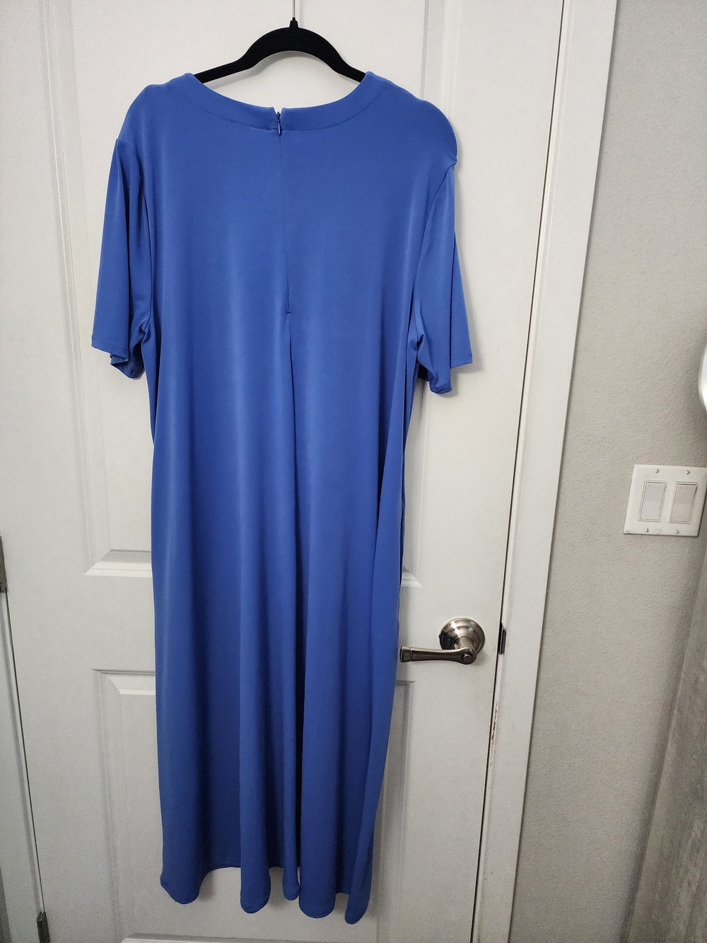 Chico's Periwinkle Short-Sleeve Maxi Dress - Picture 7 of 7